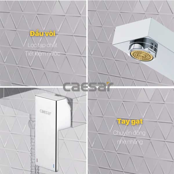 Sen Tắm Nóng Lạnh 3 Chế Độ Caesar S843C