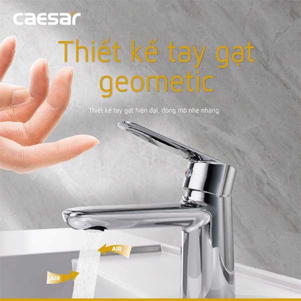 Vòi Rửa Lavabo Nóng Lạnh Caesar B380CU