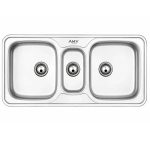 Chậu rửa 3 hố dương vành AMY - AM 106D