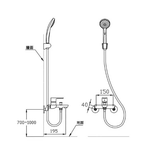 Sen tắm nóng lạnh CLASSIC SNR1326N 3 Sen tắm nóng lạnh CLASSIC SNR1326N