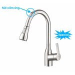 Vòi bếp cảm ứng nóng lạnh CLASSIC KEU1719