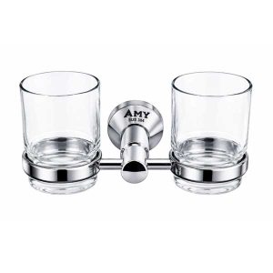 Kệ cốc đánh răng đôi AMY AM366-02