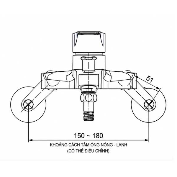 Sen tắm nóng lạnh AMY AM4000