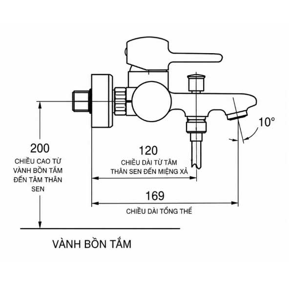 Sen tắm nóng lạnh AMY AM6000