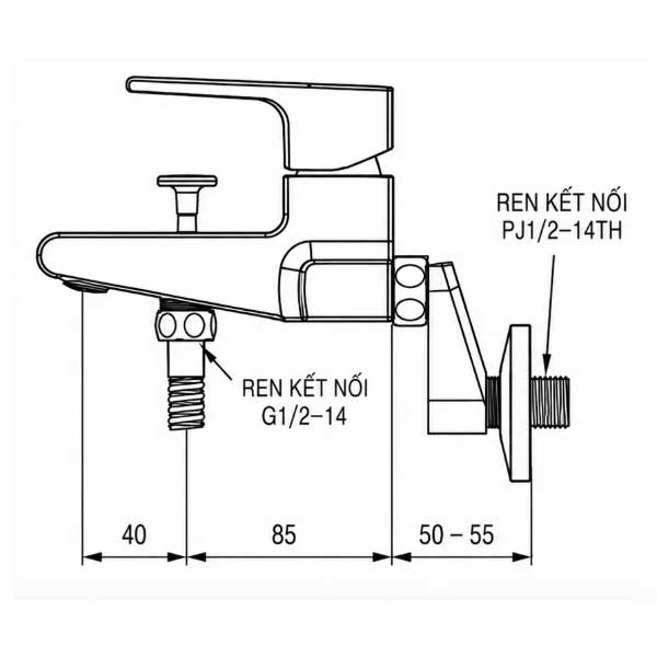 Sen tắm nóng lạnh AMY AM8000N