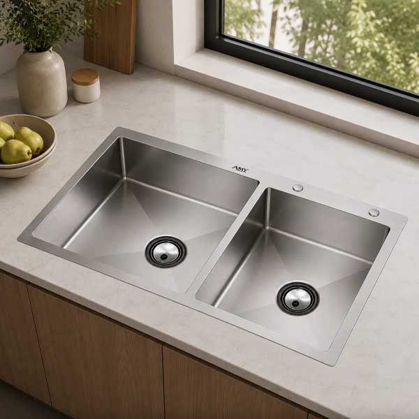 Chậu rừa bát thủ công AMY AM8484N