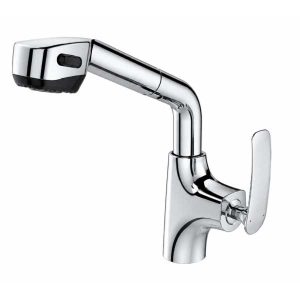 Vòi bếp nóng lạnh cắm chậu rút dây AMY AM9006