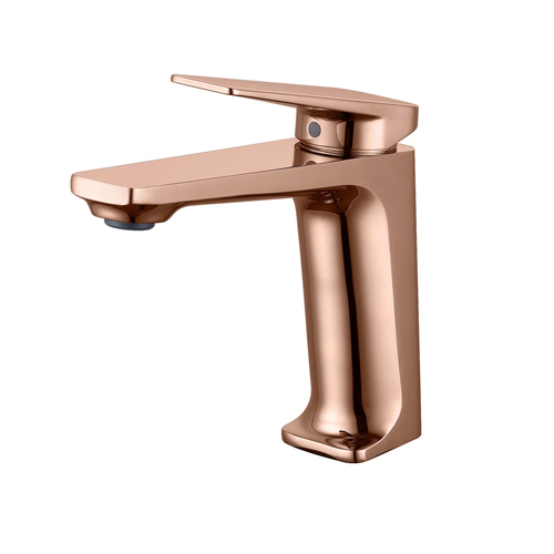 Vòi chậu Lavabo Haruki HR122 màu vàng hồng