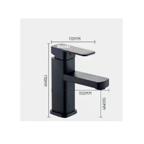 Vòi chậu Lavabo Haruki HR114 màu đen