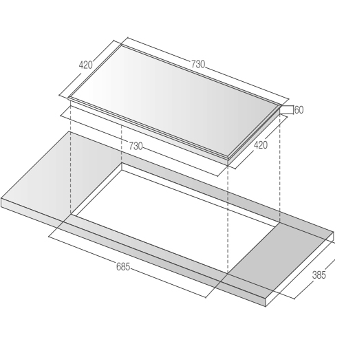 Thông số kỹ thuật Bếp từ LORCA LCI 816