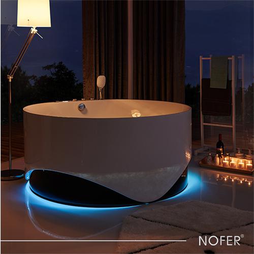 Hệ thống đèn LED đổi màu của Bồn tắm massage Nofer NG-223A