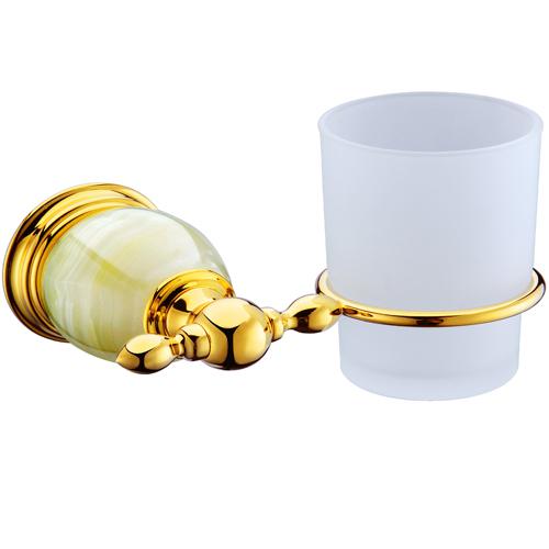 Kệ cốc đơn Haruki G-3601 màu vàng có đá