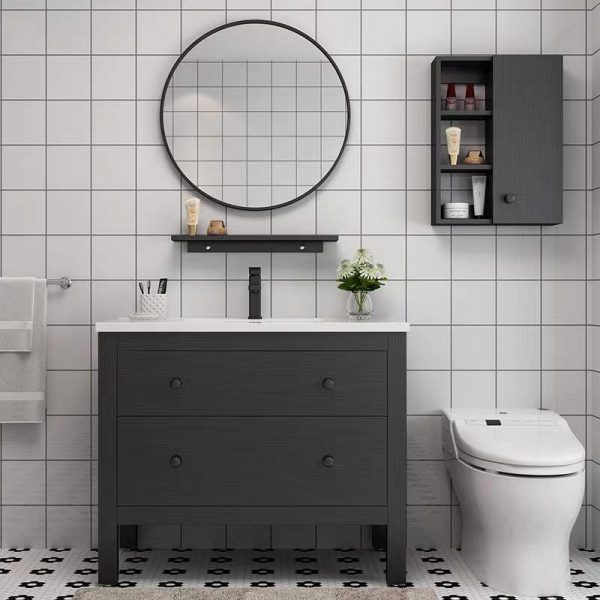 Bộ tủ chậu phòng tắm hiện đại S209