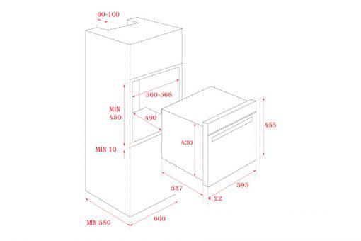 Lò nướng âm tủ Teka HLC 840-2