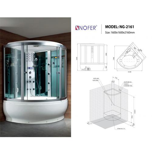 Bản vẽ phòng xông hơi Nofer NG-2161