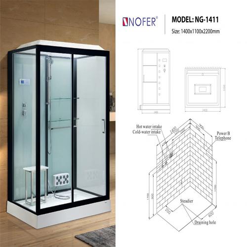Bản vẽ phòng xông hơi Nofer NG – 1411