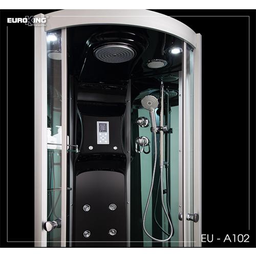 Bảng điều khiển và hệ thống sen tắm trần của phòng xông hơi EU – A102