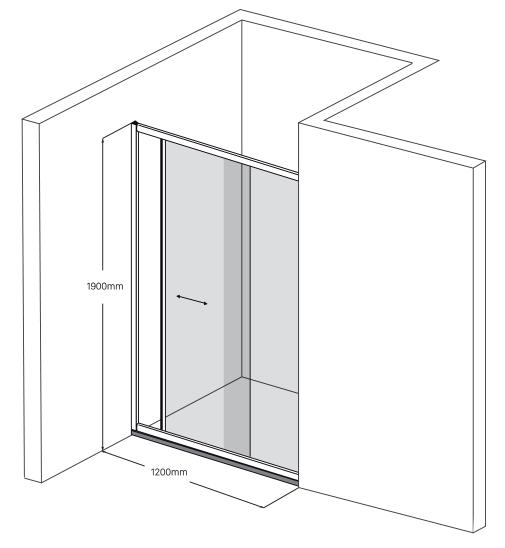 Vách kính tắm Fendi FKP-4X2-3