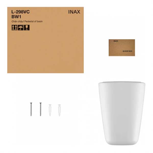 Chậu Lavabo Chân Lửng inax AL-312V/L-298VC Aqua Ceramic