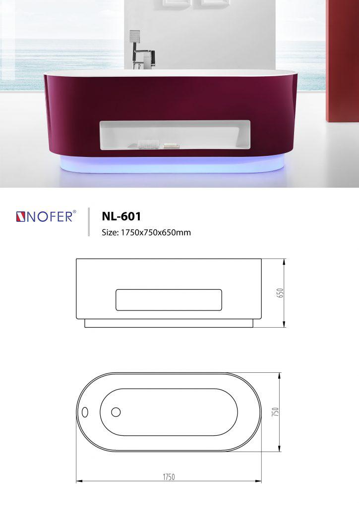 Bồn tắm NOFER NL-601-6