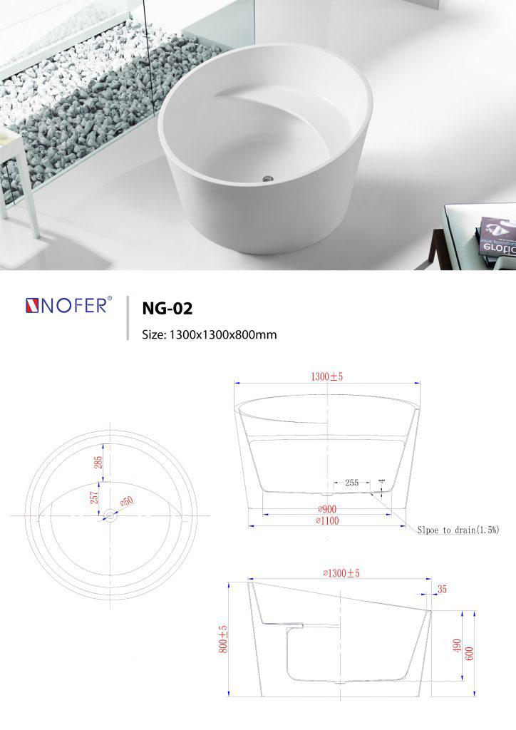 Bồn tắm NOFER NG-02-2