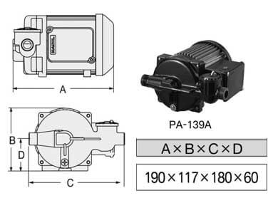 MÁY BƠM NƯỚC TĂNG ÁP ĐIỆN TỪ HANIL PA 139A-2