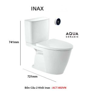 Bồn cầu hai khối INAX ACT-602VN ( Tự động xả )