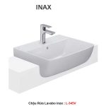 Chậu rửa mặt bán âm Inax L-345V