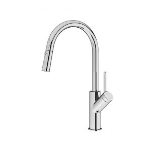 Vòi rửa bát rút dây Konox Ponte Chrome