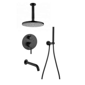 Sen tắm âm tường màu đen Haruki HR1113-1