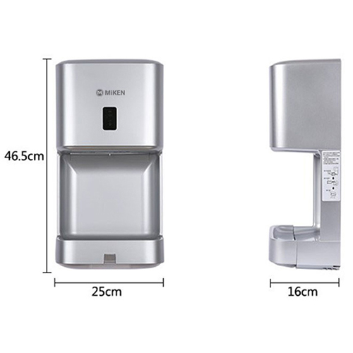 Máy sấy tay màu ghi xám MK-3888GR Miken