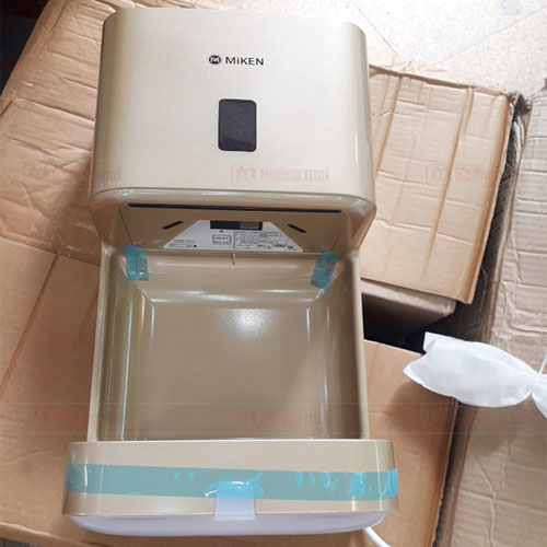 Máy sấy tay màu ghi vàng MK-3888G Miken