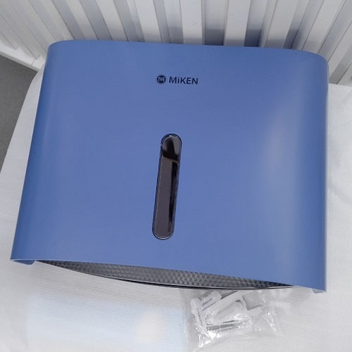 Hộp giấy lau tay treo tường màu xám xanh Blue gray MKG-E6015DB Miken