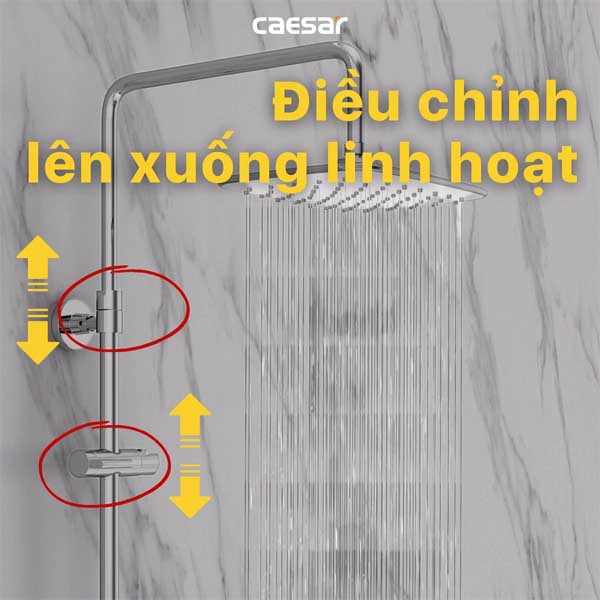 Phụ Kiện Sen Tắm Đứng Caesar BS127