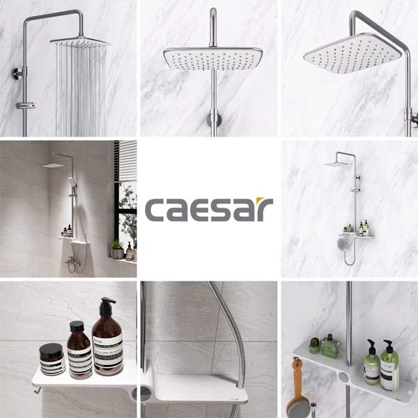 Phụ Kiện Sen Tắm Đứng Caesar BS127 5 Phụ Kiện Sen Tắm Đứng Caesar BS127