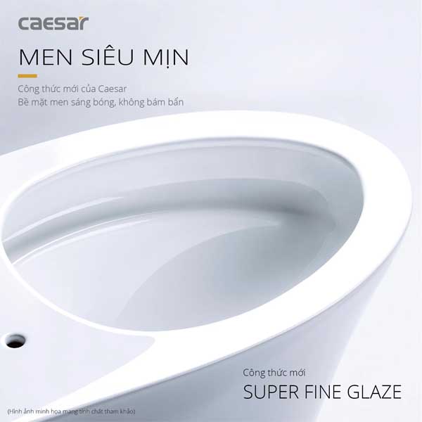 Bồn Cầu Một Khối Nắp Êm Caesar C1375