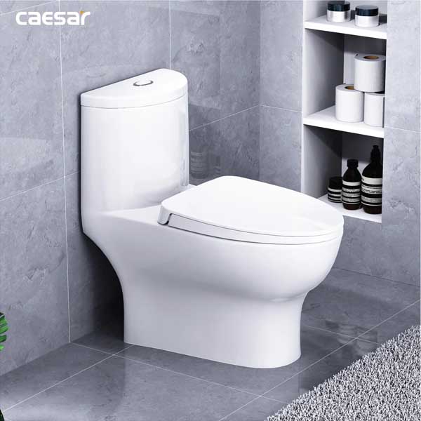 Bồn Cầu Một Khối Nắp Êm Caesar C1375