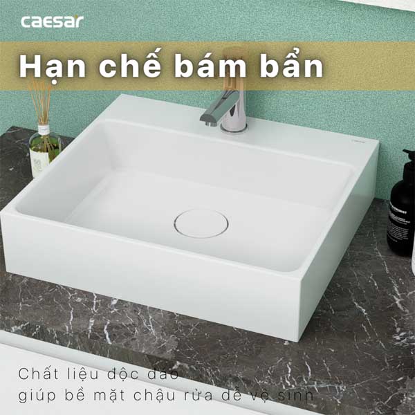 Chậu Tửa Lavabo Đặt Bàn Caesar LF5253