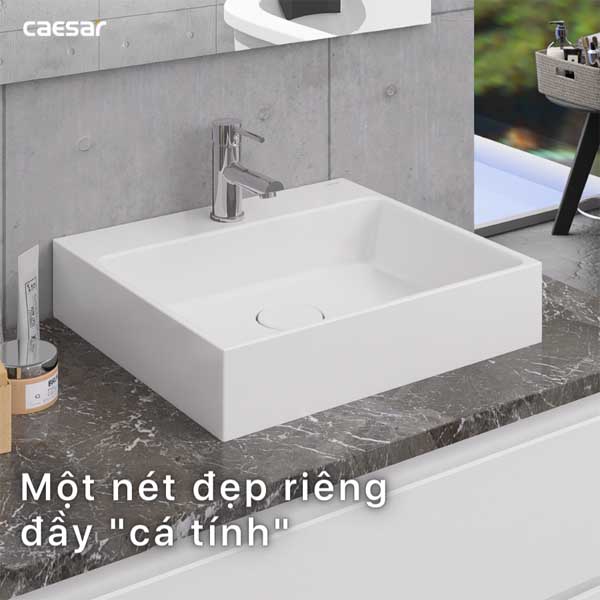 Chậu Tửa Lavabo Đặt Bàn Caesar LF5253