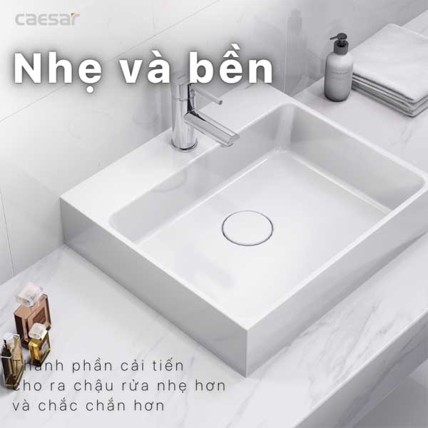 Chậu Tửa Lavabo Đặt Bàn Caesar LF5253