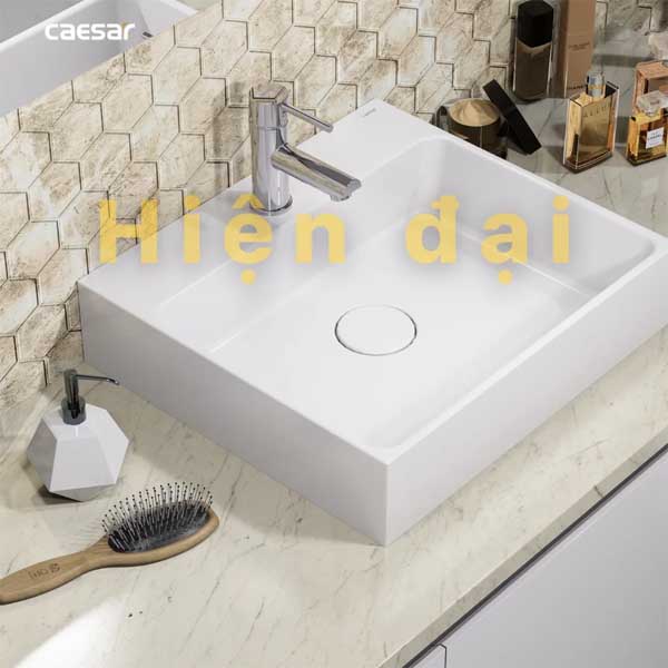 Chậu Tửa Lavabo Đặt Bàn Caesar LF5253