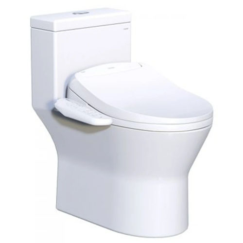 Bàn cầu kết hợp nắp điện tử Caesar C1374F+TAF400H