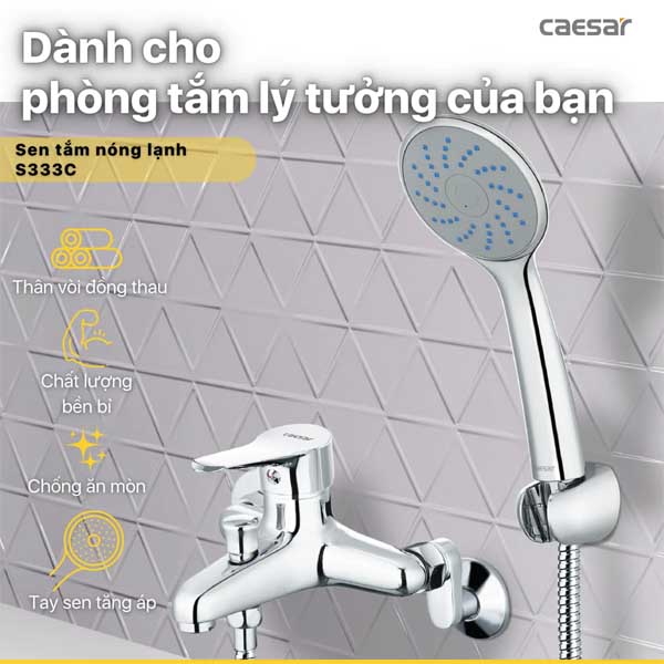 Vòi Sen Nóng Lạnh  Caesar  S333C