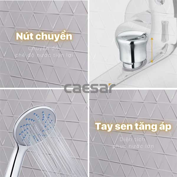 Vòi Sen Nóng Lạnh  Caesar  S333C