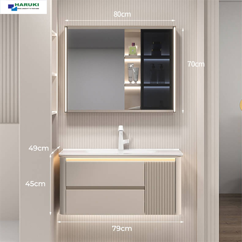 Bộ tủ chậu Haruki PLUS 01 (800-1000 mm)