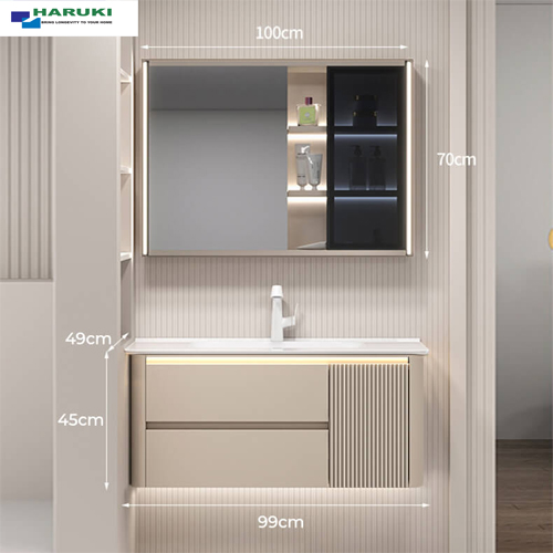 Bộ tủ chậu Haruki PLUS 01 (800-1000 mm)