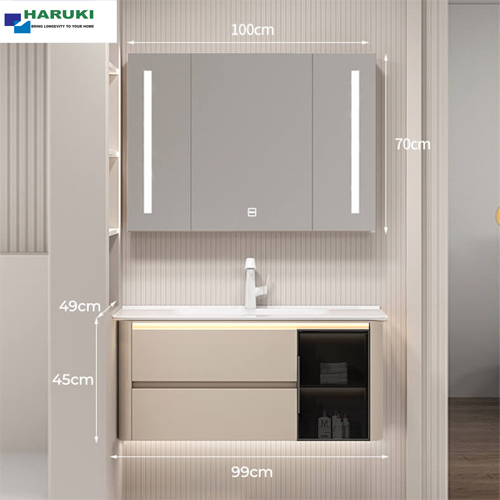 Bộ tủ chậu Haruki PLUS 02 (800-1000 mm)