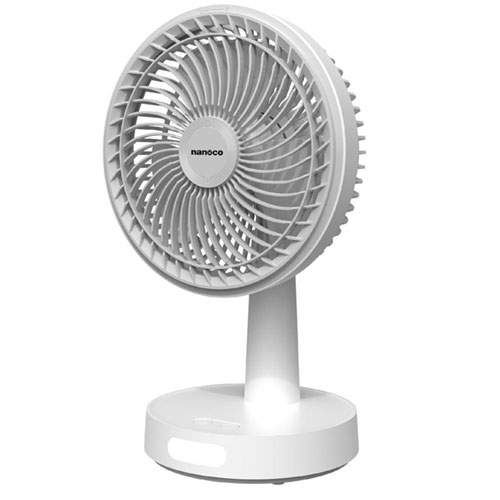 Quạt Sạc Nanoco NRF6536W (Trắng)