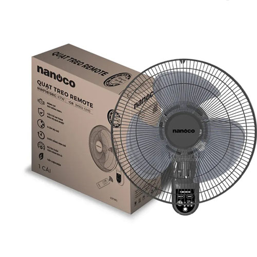 Quạt treo Remote Nanoco NWF1615RC-GR