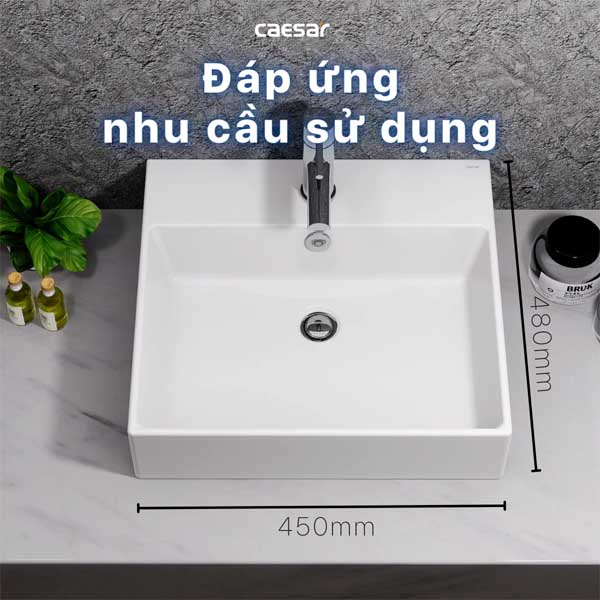 Chậu Rửa Lavabo Đặt Bàn Caesar LF5263